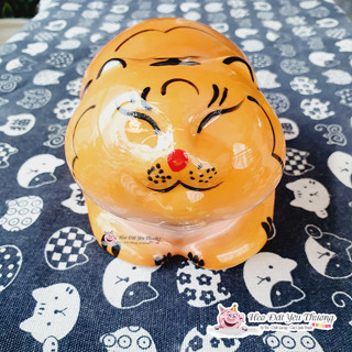 Ống tiết kiệm gốm sứ dáng chú hổ con size nhỏ