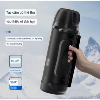 Bình giữ nhiệt du lịch PHILIPS bình giữ nhiệt dung tích lớn, xe hơi, du lịch dã ngoại AWP2626 2L và 1,5L