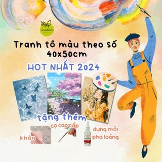 Tranh tô màu theo số, tranh số hóa, tranh tô màu số hóa Madoca tổng hợp các mẫu hot nhất 2024