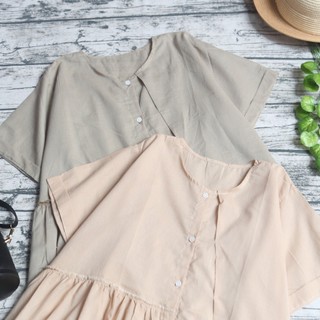 ÁO SƠ MI XÔ MỎNG VẠT CHÉO