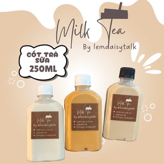 Cốt trà sữa kèm trân châu đậm đà thơm ngon