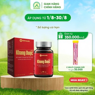 Khang Dược Tăng Cường Sinh Lý Nam, Hàu Biển, Bá Bệnh, Sâm Cau Giúp Bổ Thận Tráng Dương, Bền Bỉ Và Dẻo Dai 30 viên/hộp