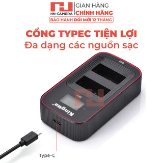 BỘ PIN DOCK SẠC ĐÔI KINGMA LP E17 CANON (Bản mới nhất)