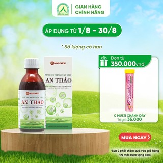 Nước súc miệng dược liệu An Thảo giúp làm sạch lành tính hương thơm dịu nhẹ chai 250ml