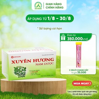 Xuyên hương Nam Dược hỗ trợ giải cảm, giảm nhức đầu chóng mặt, giảm mệt mỏi do cảm cúm ( Hộp 100v)