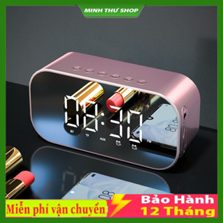 Loa bluetooth đồng hồ led mini để bàn báo thức G5 , loa blutut đa năng, nghe FM trang trí bàn làm việc