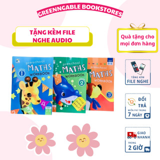 Toán Sing Preschool Maths trọn bộ 3 cuốn