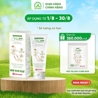 Combo viên uống nội tiết tố bảo xuân gold - sữa rửa mặt bảo xuân skin hỗ trợ làm đẹp da, ngăn ngừa lão hóa