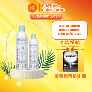 Xịt khoáng Evoluderm Atomiseur Eau Pure 150ml/400ml - myphamminhchau21
