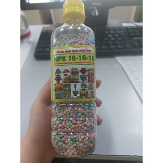 Phân bón chuyên hoa, cây cảnh NPK 16-16-16 chai 450gr