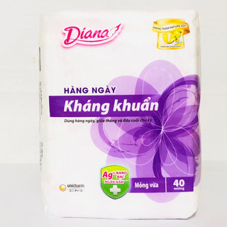 Băng vệ sinh Diana hàng ngày kháng khuẩn 40 miếng