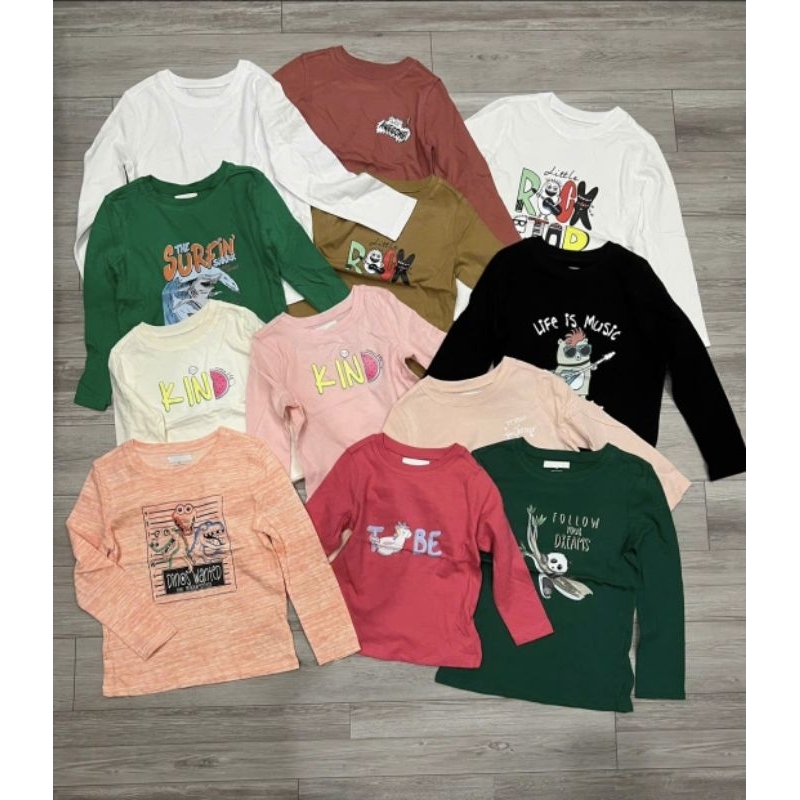 Áo Old. Navy dài tay size 12m-5y(Mẫu bé gái)
