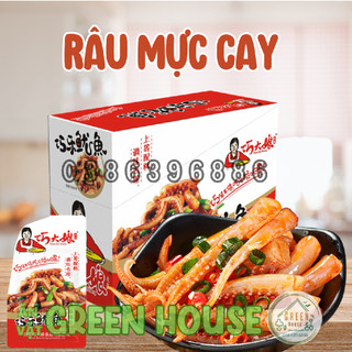 Hộp 20 gói râu mực sốt cay Tứ Xuyên