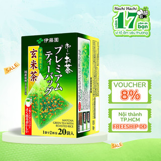 Trà xanh gạo lứt matcha uji túi lọc Itoen 46g (20 gói) - Hachi Hachi Japan Shop