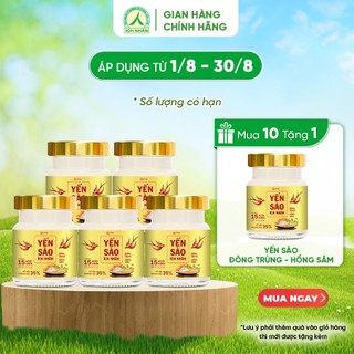 Combo 2 Lọ Yến Sào Ích Nhân Đông Trùng Hồng Sâm Lọ 70ml giúp bồi bổ, tăng sức đề kháng, cải thiện sức khỏe