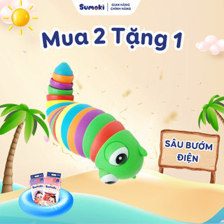 Đồ chơi Sâu bướm điện phát nhạc - Mua 2 bịch bỉm Sumoki Nhật Bản tặng quà
