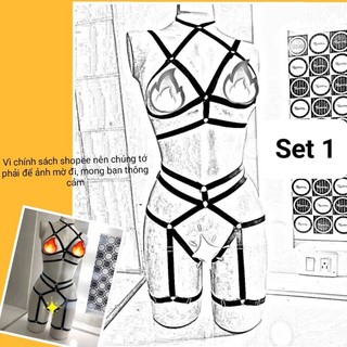 Set đai body harness gợi cảm