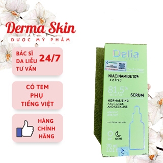 DELIA COSMETICS NIACINAMIDE 10% + ZINC SERUM / Serum Niacinamide 10% + ZinC ngừa mụn, giảm viêm, mờ 