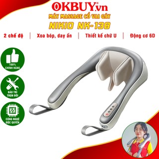 Máy massage xoa bóp dây ấn cổ vai gáy pin sạc NK-138