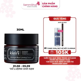 Dear, Klairs Kem dưỡng Midnight Blue Calming Cream