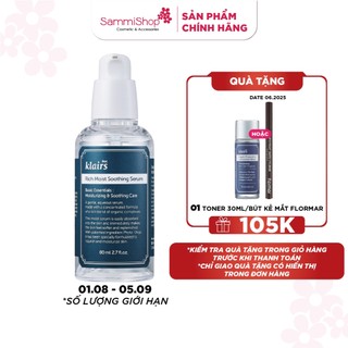 Tinh chất dưỡng ẩm Klairs Rich Moist Soothing Serum