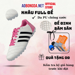 Giày đá bóng wika toni kross 11pro chính hãng, giày bóng đá wika 3 sọc sân cỏ nhân tạo khâu full đế