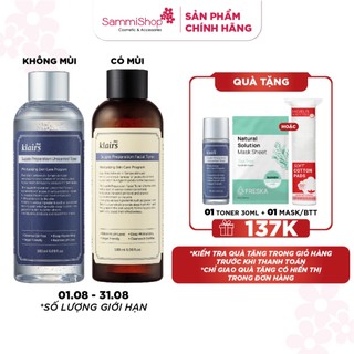 Nước hoa hồng Klairs Supple Preparation Toner