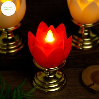 Đèn nến led trang trí bàn thờ, phòng khách, phòng ngủ, nghi lễ - đèn trang trí sáng đẹp lung linh