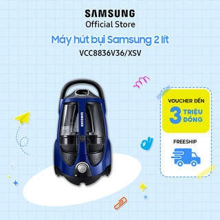 [Nhập ELSSDA158 giảm thêm 12%] Máy hút bụi Samsung VCC8836V36/XSV 2L