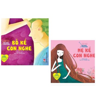 Sách combo 2 cuốn: cẩm nang dành cho mẹ bầu và thai nhi - mẹ kể con nghe + bố kể con nghe