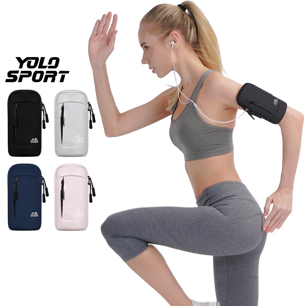 Túi Đeo Tay Chạy Bộ Đai Đựng Điện Thoại Đa Năng Chống Nước Running Tập Gym Thể Thao Đạp Xe Nam Nữ Bó Cánh Tay Tiện Lợi