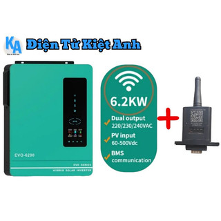 Biến tần năng lượng mặt trời evo 6200w 48v, an-sci-evo 6200 wifi