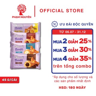 Bánh sừng bò Bauli Moonfils 45g Phạm Nguyên - bánh kẹo Phạm Nguyên