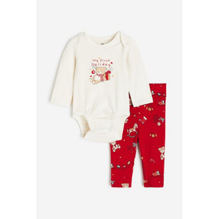 Set bộ bodysuit và quần HM Mickey
