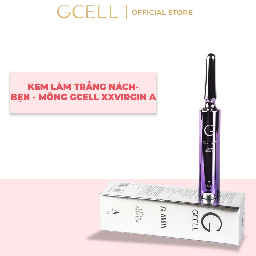 [ MẪU MỚI ] Kem Giảm Thâm Nách Bẹn Mông GCell XX VIRGIN Premium Cream A 5G - 10G