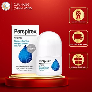 Lăn Khử Mùi Perspirex Giảm Tiết Mồ Hôi Dành Cho Người Có Mùi Và Mồ Hôi Vừa Phải 20ml - ORIGINAL