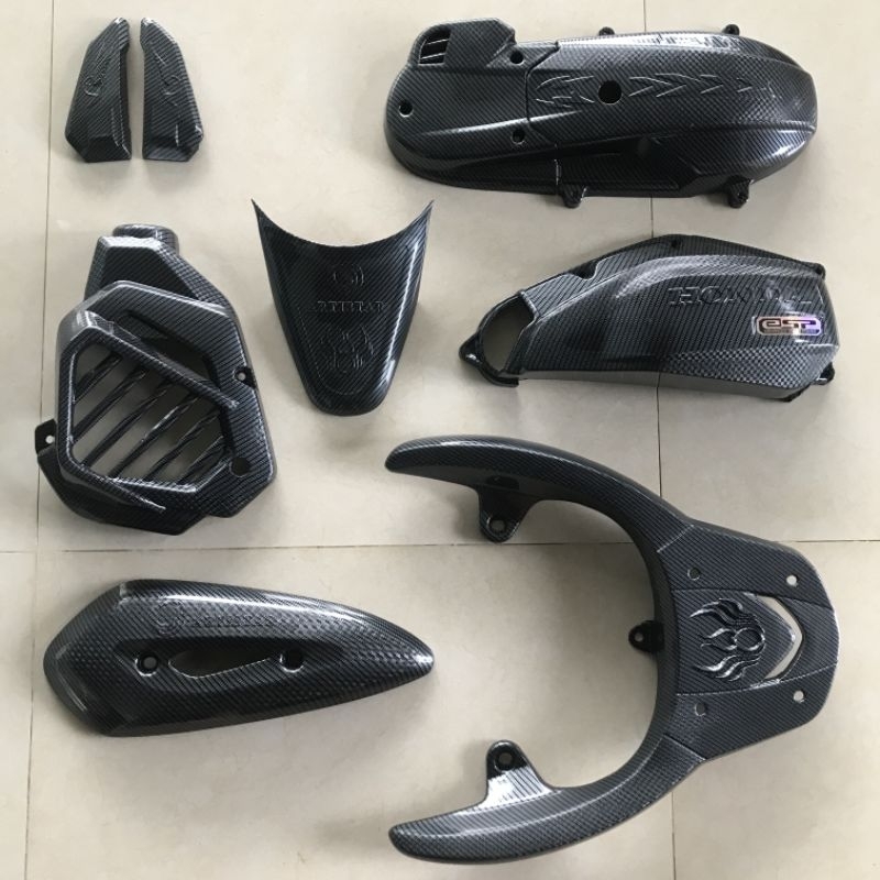 Ốp cacbon xe sh mode 2013-2019 combo 8 món