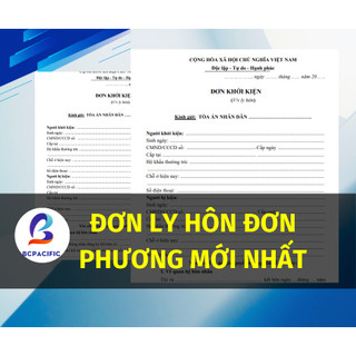 Đơn ly hôn đơn phương mẫu mới nhất năm 2024