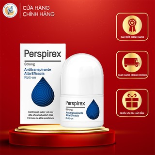 Lăn Khử Mùi Perspirex Giảm Tiết Mồ Hôi Dành Cho Người Nặng Mùi Và Nhiều Mồ Hôi 20ml - STRONG