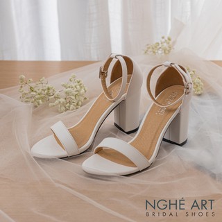 Giày cưới Nghé Art basic quai ngang sandal 195
