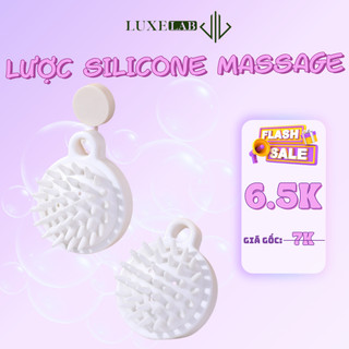 Lược Silicone Mềm Massage Da Đầu, Kích Thích Mọc Tóc Bảo Vệ Da Đầu LUXELAB 10724