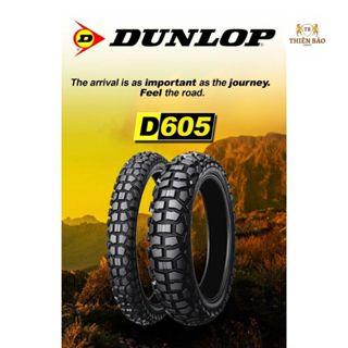  Lốp xe máy Dunlop D605 120 80-18 ; 3.00-21 D605   Có ruột   