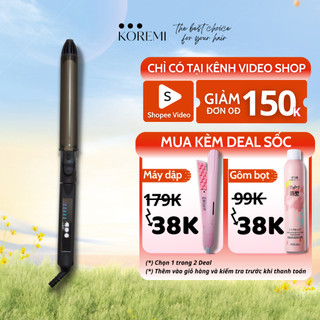 Máy uốn xoăn tự động xoay trục 360 độ cao cấp. Chính hãng KOREMI, Bảo hành 12 tháng 1 đổi 1.