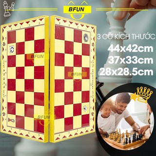 Bộ Cờ Vua Quốc Tế Bàn Nhựa Cao Cấp Trung Lê Board Game - Bàn Cờ Vua Mini/Cỡ Lớn Giá Rẻ- Đồ Chơi Trẻ Em Giải Trí BFUN