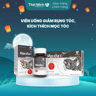 Viên uống Maxxhair Thái Minh - Hỗ trợ kích thích mọc tóc, giảm nguy cơ rụng tóc, hói đầu - Hộp 30v & Lọ 60v