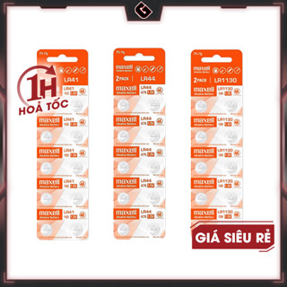 Pin Maxell LR41 / LR44 / LR1130 ( AG3 / AG13 / AG10 ) - Hàng Chính Hãng