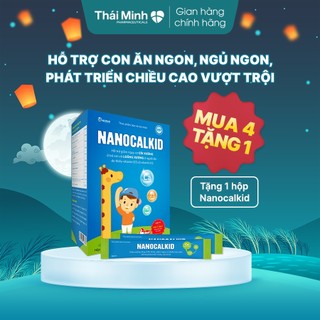 Cốm Nanocalkid Thái Minh - Bổ sung Nano Canxi, Vitamin D3 và K2 hỗ trợ ăn ngon, ngủ ngon, phát triển chiều cao vượt trội