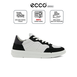 Giày sneaker nam Ecco Soft X M - Black White - 42075452077 221
