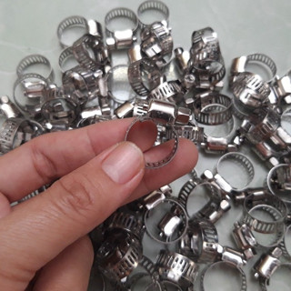 combo 100 quai nhê xiết 5 size ống từ 6mm-29mm INOX không rỉ