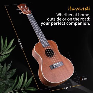 Đàn ukulele concert gỗ nguyên tấm cao cấp(Tặng kèm pk)